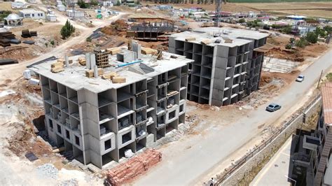 Osmaniye’de yerinde dönüşüm projesinde inşaatlar yükseliyor